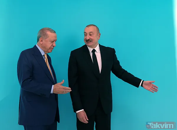 Azerbaycan'da "Türk" zirvesi! Aliyev Başkan Erdoğan'ı böyle karşıladı - 11