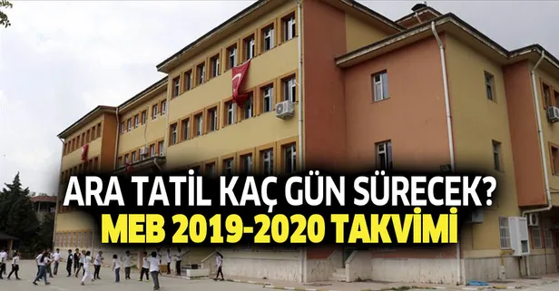 Okullarda ara tatil dönemi bugün başladı! Ara tatil kaç gün sürecek?-1