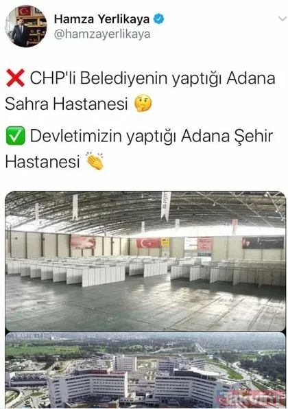 CHP’nin Adana’daki sözde sahra hastanesine tepki yağdı: Bildiğin pazar yeri