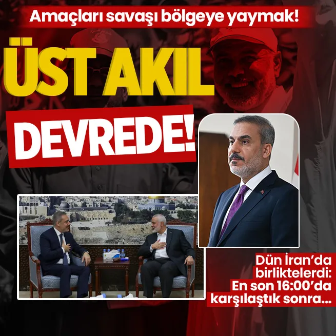Dışişleri Bakanı Hakan Fidandan Hamas Lideri İsmail Haniye suikastı hakkında dikkat çeken açıklama: Savaşın yaygınlaşmasını isteyen üst akıl devrede