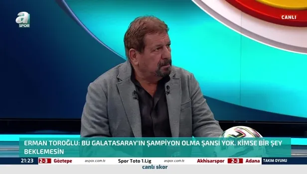 A Spor yorumcusu Erman Toroğlu: Fatih Terim bırakmalı