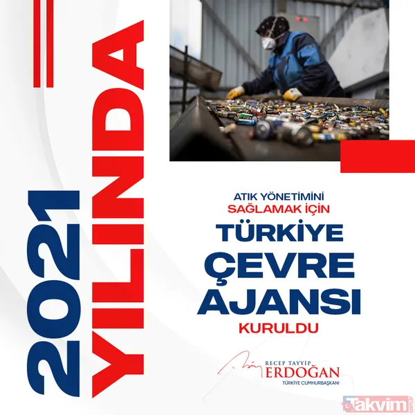 SON DAKİKA: Başkan Recep Tayyip Erdoğan'ın 2021 yılında imza attığı projeler - 31