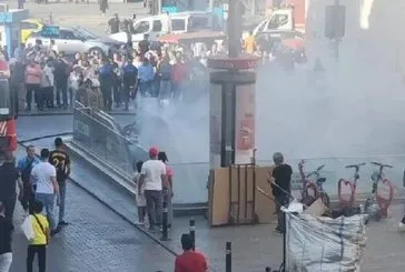 İstanbul’da metro istasyonunda yangın