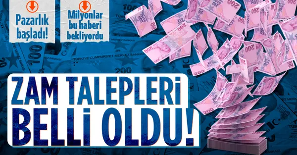 Son dakika: Milyonlarca kamu çalışanı bu haberi bekliyordu! Sendikaların zam talepleri belli oldu! Türk-İş ve Hak-İş...-1