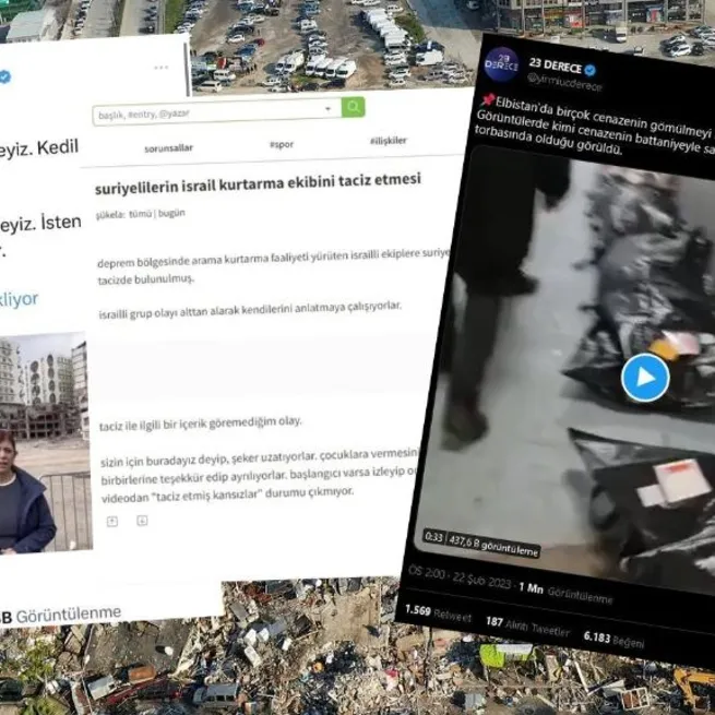 Deprem sonrası müfteri yağmacılar yalana doymadı! Kirli ve sistematik algı operasyonuna karşı satır satır gerçekler