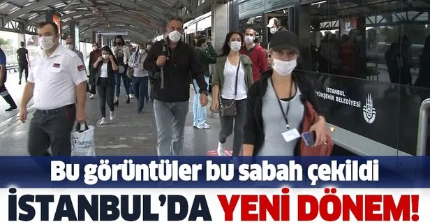 İstanbul’da kademeli mesai saati uygulaması başladı! Toplu ulaşımdan manzaralar