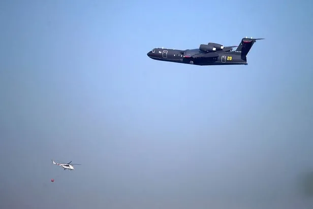 Son dakika: Kahramanmaraş'ta yangın söndürme uçağının düşme anı kamerada! Açıklamalar peş peşe geliyor-12