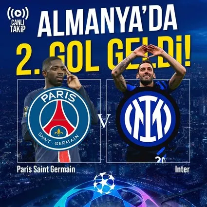 PSG - Inter Şampiyonlar Ligi Finali | CANLI