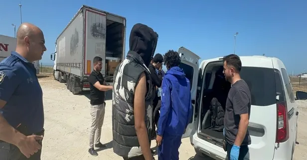 Karasu'yu İtalya sandılar | TIR'ın dorsesinden atlayıp kaçmaya çalıştılar!