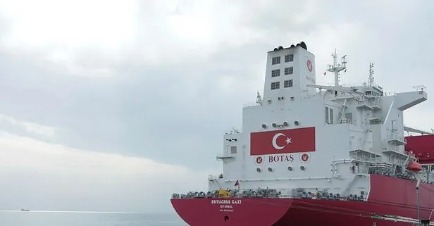Ertuğrul Gazi gemisi bu kış 1,1 milyar metreküp doğal gaz sağladı