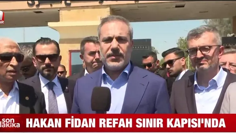 Dışişleri Bakanı Hakan Fidan'dan Refah Sınır Kapısı'nda önemli açıklamalar: İsrail Gazze'de soykırım yapıyor