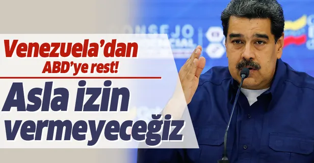 Venezuela'dan ABD Başkanı Trump'a tepki: Asla izin vermeyeceğiz