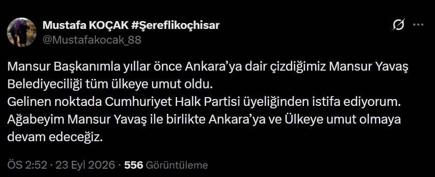 Mansur Yavaş sonrası 7 belediye başkanı CHP'den istifa etti-5
