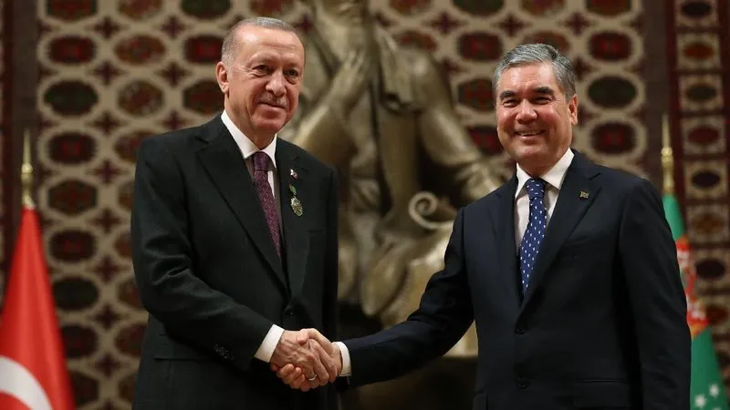 Başkan Erdoğan ile Berdimuhammedov
