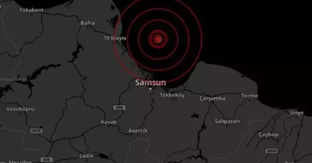 Samsun’da gece yarısı korkutan deprem! AFAD büyüklüğü açıkladı