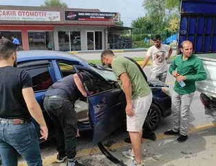 Kazada kopan parmağı bulmak için seferber oldular!