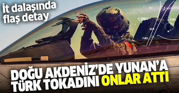 Doğu Akdeniz'deki Yunan tacizine Türk tokadı! F-16 dalaşında flaş detay ortaya çıktı! Kadın pilotlarımız...