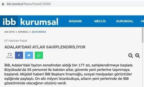 CHP'li İBB’nin emekliye ayırmak üzere aldığı atları köy işlerine verdiği ortaya çıktı-1