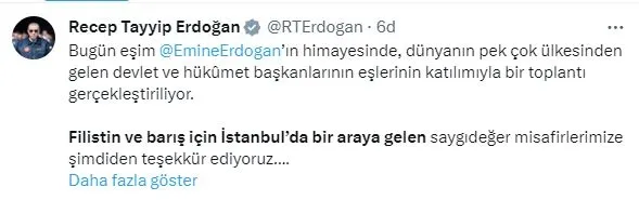 İstanbul'da Gazze Zirvesi! Emine Erdoğan: Bu vahşeti durdurmak için hangi ölüm eşiğini bekliyorsunuz?-6