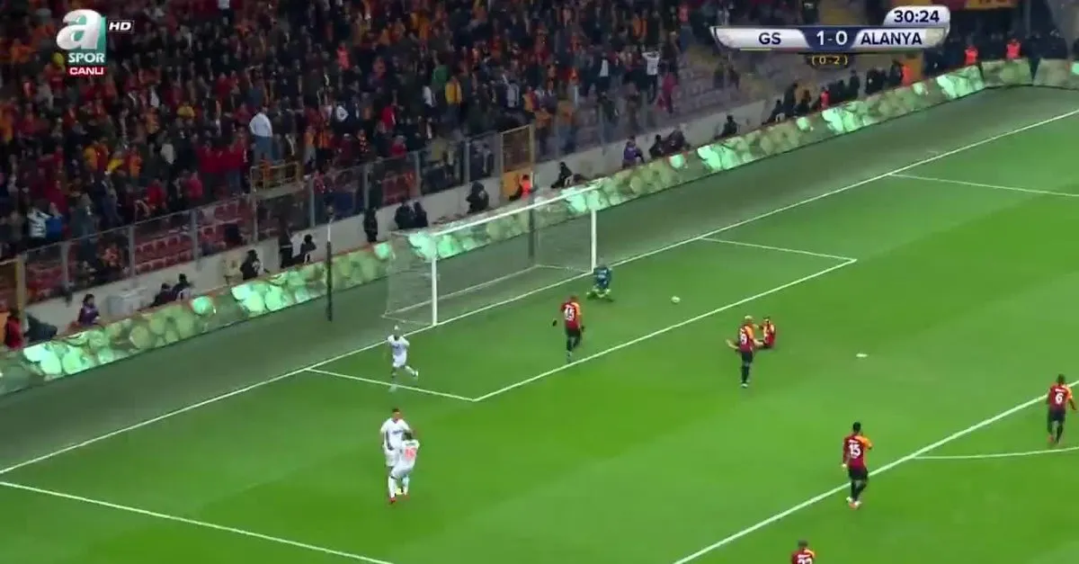 Galatasaray 1-1 Alanyaspor (Alanyaspor'un 1. golü izle | Bammou)