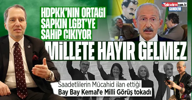Yeniden Refah Partisi Genel Başkanı Fatih Erbakan'dan HDPKK ve sapkın LGBT lobisini destekleyen Kılıçdaroğlu'na sert tepki!