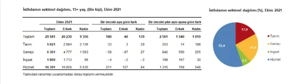 SON DAKİKA! TÜİK işgücü istatistiklerini açıkladı! İşte Ekim 2021 dönemi işsizlik rakamları-4