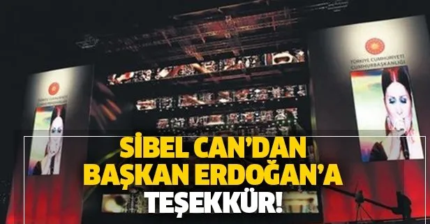 Sibel Can’dan Başkan Erdoğan’a teşekkür! 60 dev sanatçı söylüyor Türkiye dinliyor