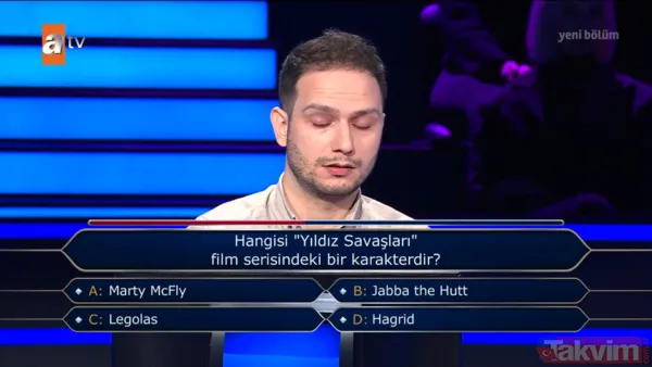 50 BİN LİRALIK SORUYA "SEYİRCİ" ENGELİ: NAİL ALİYEV'İN YARIŞMA MACERASI HÜSRANLA BİTTİ Kim Milyoner Olmak İster yarışmasının son bölümünde, yaşam...