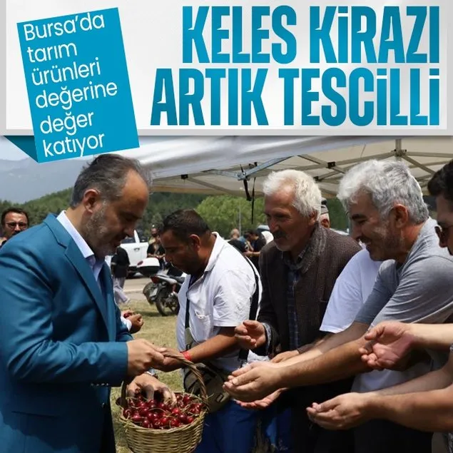 Keles kirazı da artık tescilli