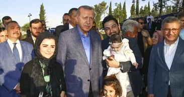 Başkan Erdoğan, Nakkaştepe Millet Bahçesini gezdi