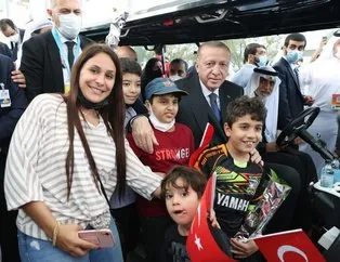 Başkan Erdoğan’a coşkulu karşılama
