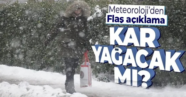 HAVA DURUMU | İstanbul’a kar yağacak mı? Merak edilen soruya Meteoroloji’den flaş cevap