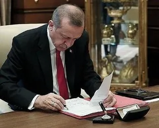 Başkan Erdoğan’dan kritik atamalar