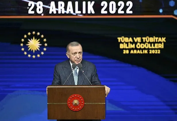 Başkan Erdoğan'dan TÜBİTAK ve TÜBA Ödülleri töreninde önemli açıklamalar-9