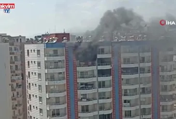 Mersin Erdemli’de tatil sitesinde yangın!