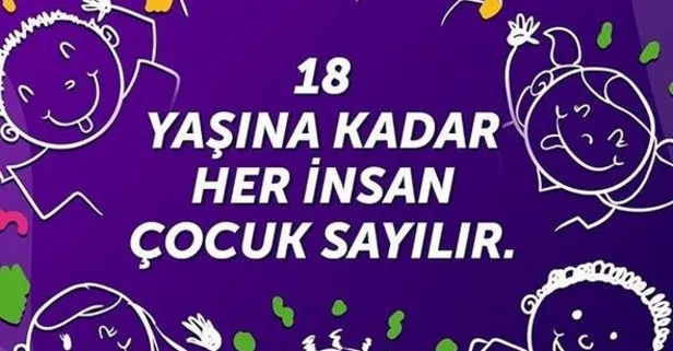 Eleq Ipucu 23 Nisan On Sekiz Yasina Kadar Her Insan Cocuk Sayilir Maddesi Hangi Bildirgenin Icinde Yer Alir Takvim