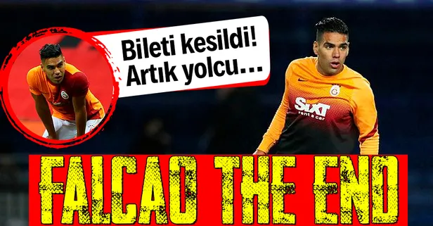 Yönetim biletini kesti! Galatasaray'da Radamel Falcao devri bitiyor...