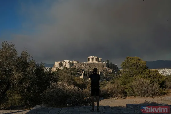 Yunanistan alevlere teslim oldu! O güne kadar kırmızı alarm! | Türkiye'den Yunanistan'a yardım eli - 35