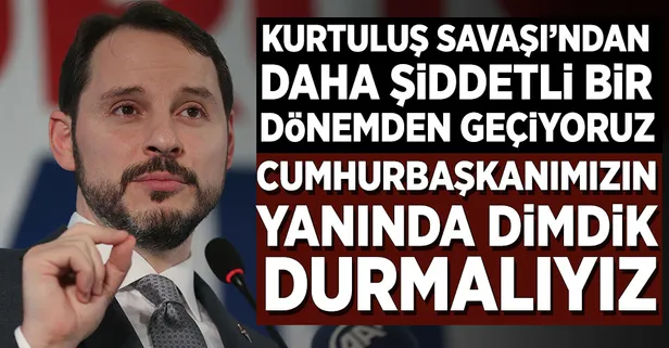 Berat Albayrak: Tarihi günlerden geçiyoruz