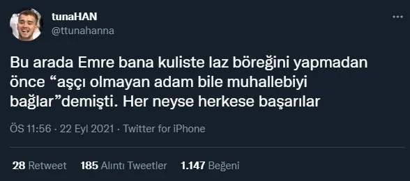 Masterchef'ten elenmeyi hazmedemedi Tunahan gemileri yaktı! TV 8'i ve Acun Ilıcalı'yı bir bir ifşa etti-10