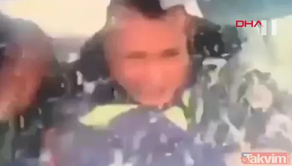 Dehşet anları! TIR devriye gezen polis aracını biçti - 6