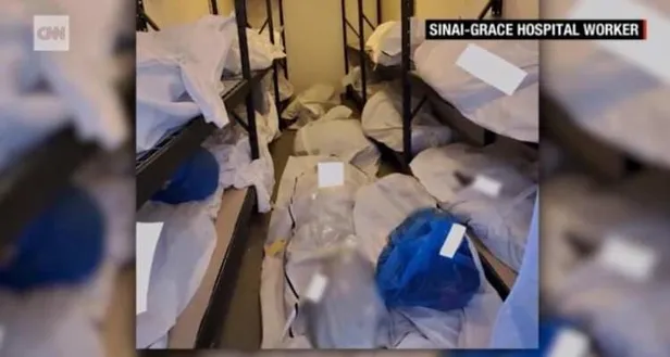 Son dakika: ABD'de şoke eden görüntüler! Cesetleri Boş Odalara Böyle Doldurdular-2