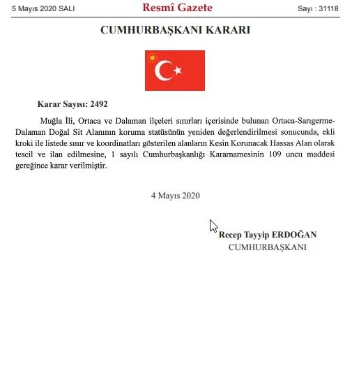 baskan-erdogan-imzaladi-muglada-ortaca-ve-dalamanda-bazi-bolgeler-kesin-korunacak-hassas-alan-ilan-edildi-1588719085262.jpeg Başkan Erdoğan imzaladı: Muğla'da Ortaca ve Dalaman'da bazı bölgeler "kesin korunacak hassas alan" ilan edildi-1