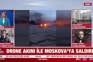 Ukrayna İHA'larla Moskova'yı vurdu!