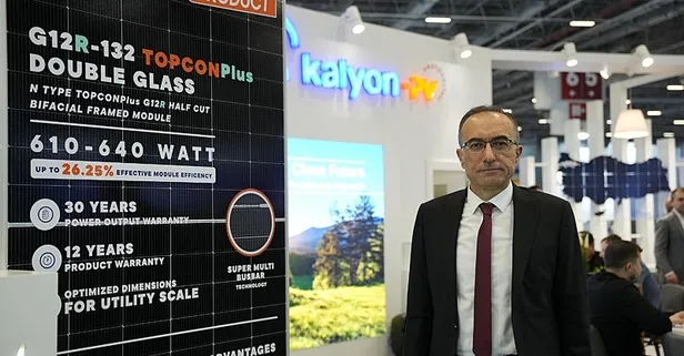 Kalyon PV’den güneş enerjisinde dev atılım! Yerli teknolojiyle dünyaya örnek: TOPCONPlus teknolojili güneş paneli EIF 2025’te tanıtıldı