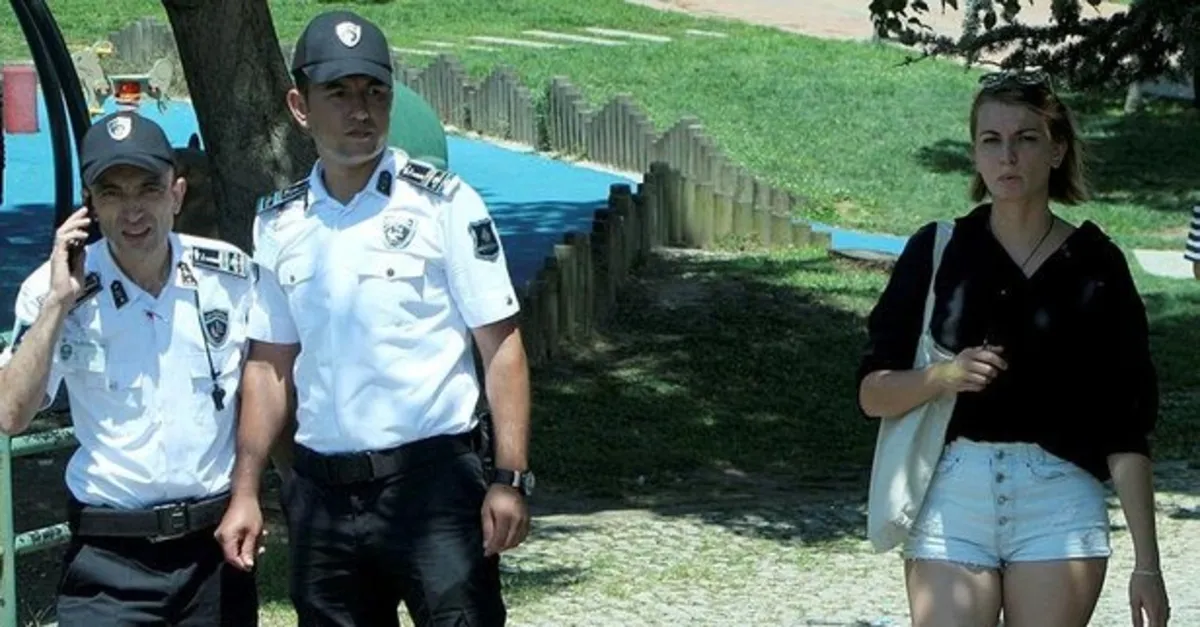Maçka Parkı'nda genç kadına kapkaç şoku