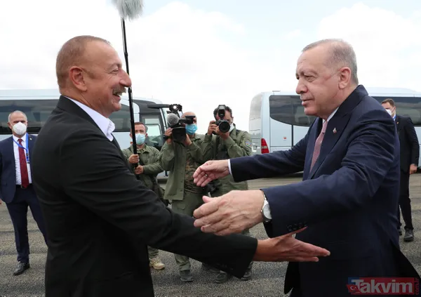 Başkan Erdoğan Şuşa’da resmi törenle karşılandı! Aliyev ile "zafer" turu - 1