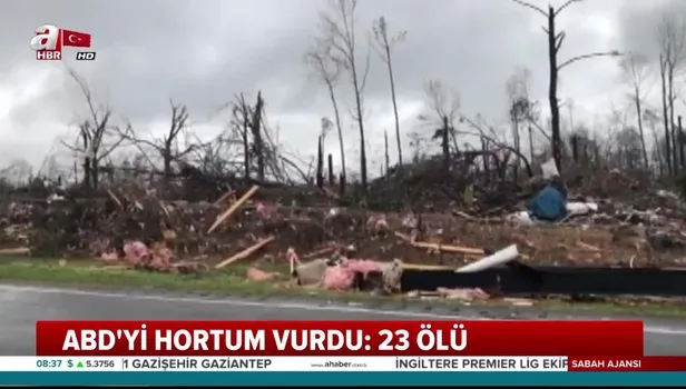 ABD'yi vuran hortumda 22 kişi öldü