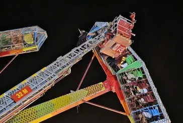 Lunaparkta korku dolu anlar