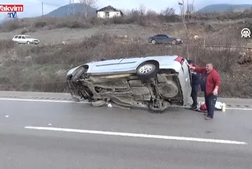 Amasya'da trafik kazası: 4 yaralı